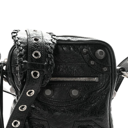 Balenciaga Agneau Arena Le Cagole Crossbody Bag Black 9 of 11