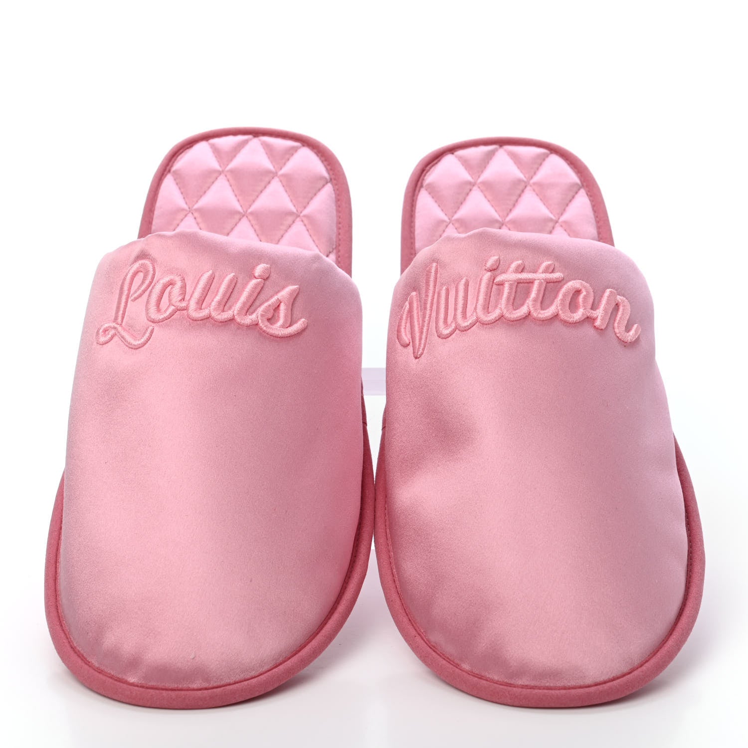 Louis Vuitton Satin LV Suite Flat Mule 40-41 Rose 5 of 8