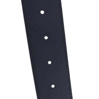 Gucci Moon Calfskin Round Plaque 35mm Belt 95 38 Navy 4 of 4
