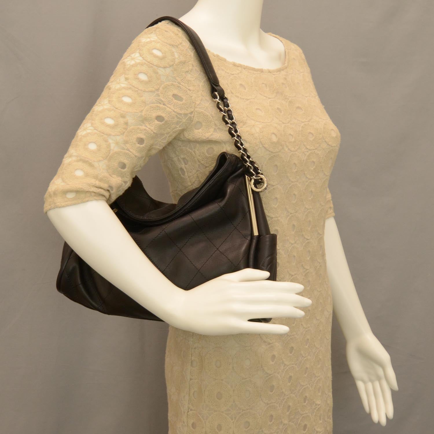 Chanel Lambskin Medium Ultimate Soft Tote Black 2 of 9