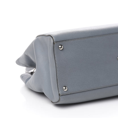 Fendi Vitello Elite Regular 2Jours Tote Grigio 18 of 19