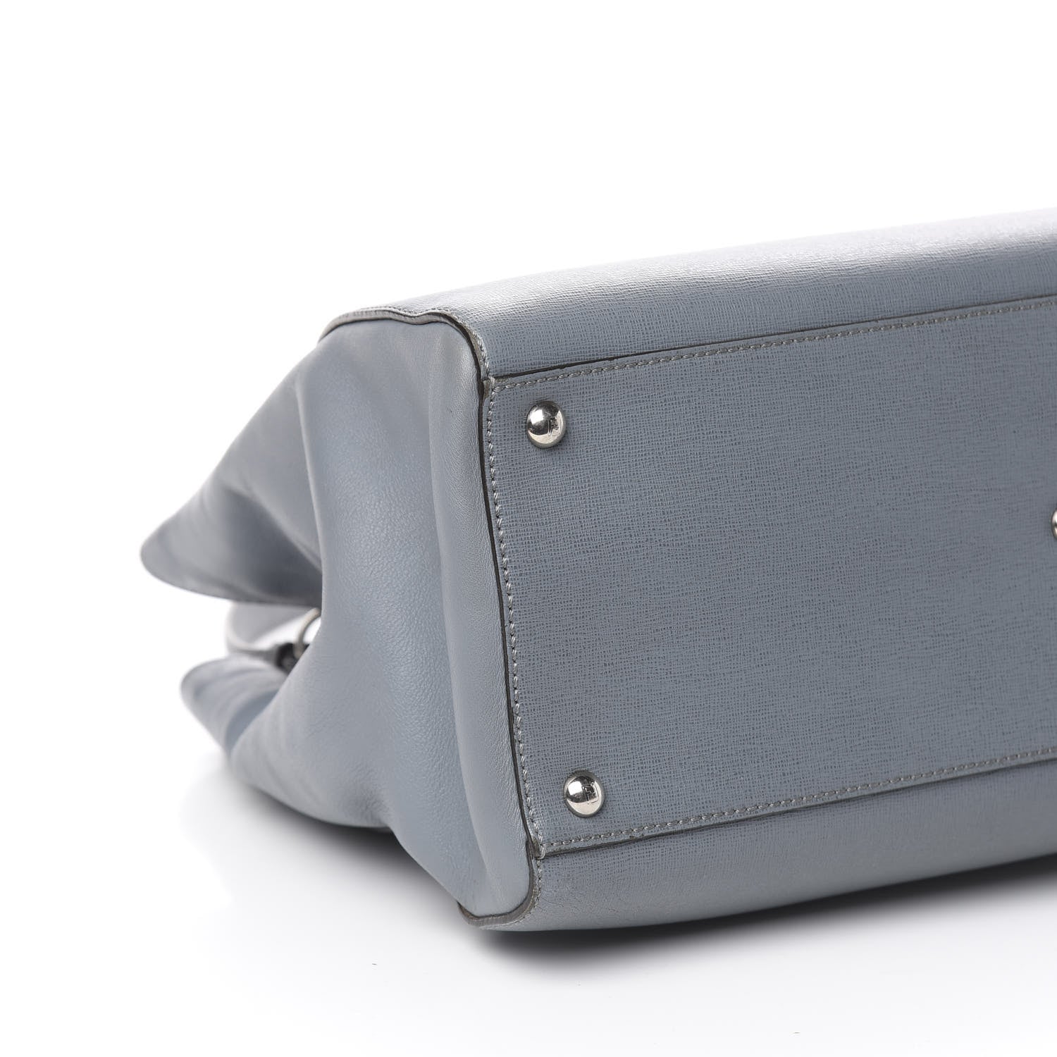 Fendi Vitello Elite Regular 2Jours Tote Grigio 18 of 19