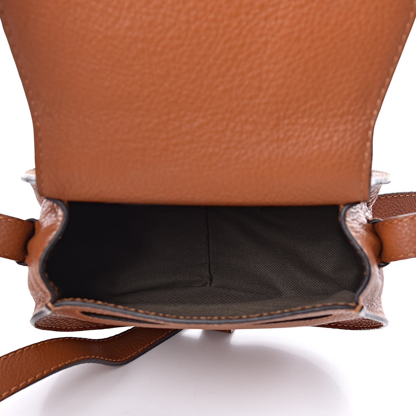Calfskin Mini Marcie Round Crossbody Bag Tan