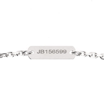Van Cleef & Arpels 18K White Gold Mother of Pearl Vintage Alhambra Pendant Necklace 6 of 7
