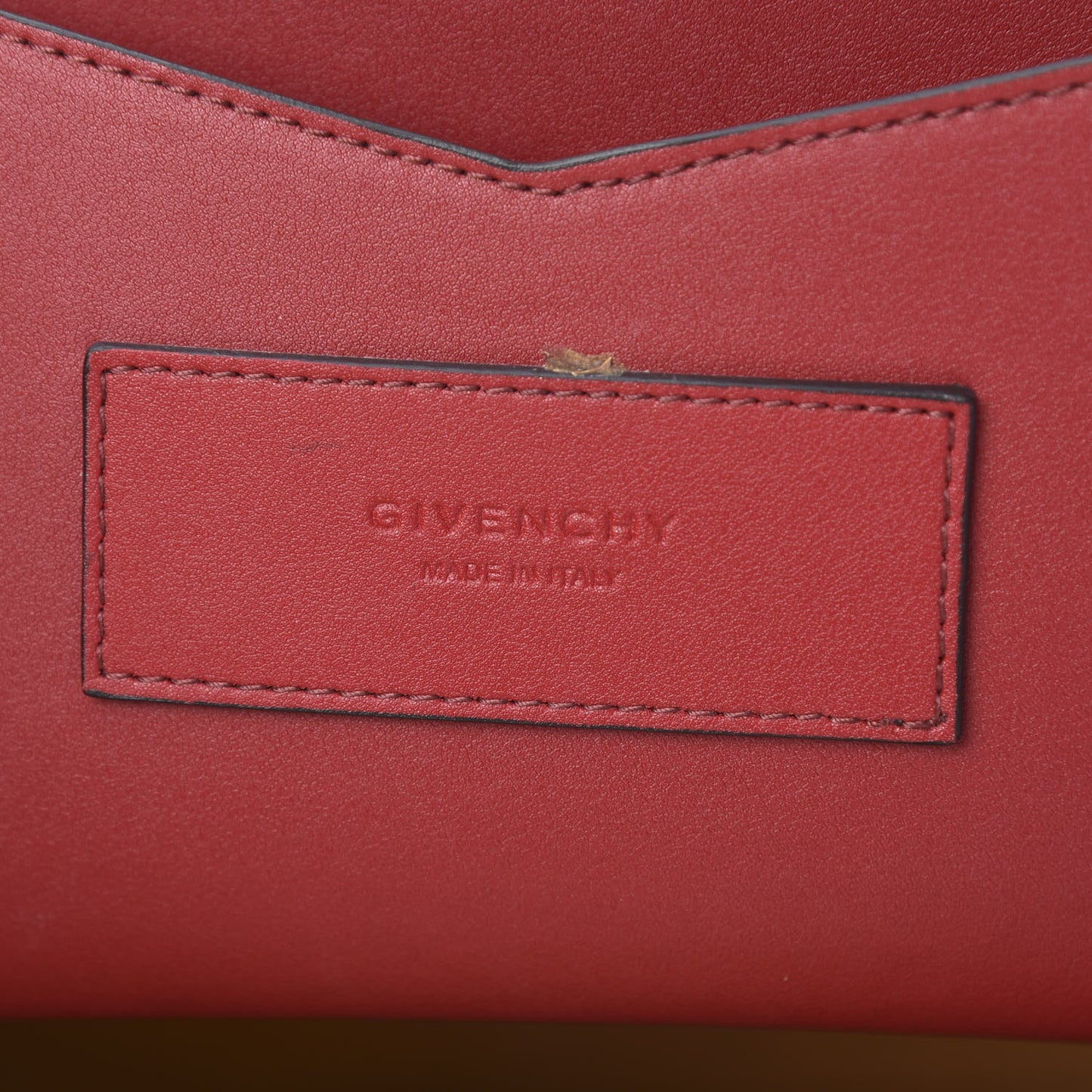 Calfskin Medium GV Shopper Tote Dark Red