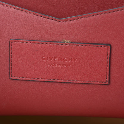 Givenchy Calfskin Medium GV Shopper Tote Dark Red 7 of 16