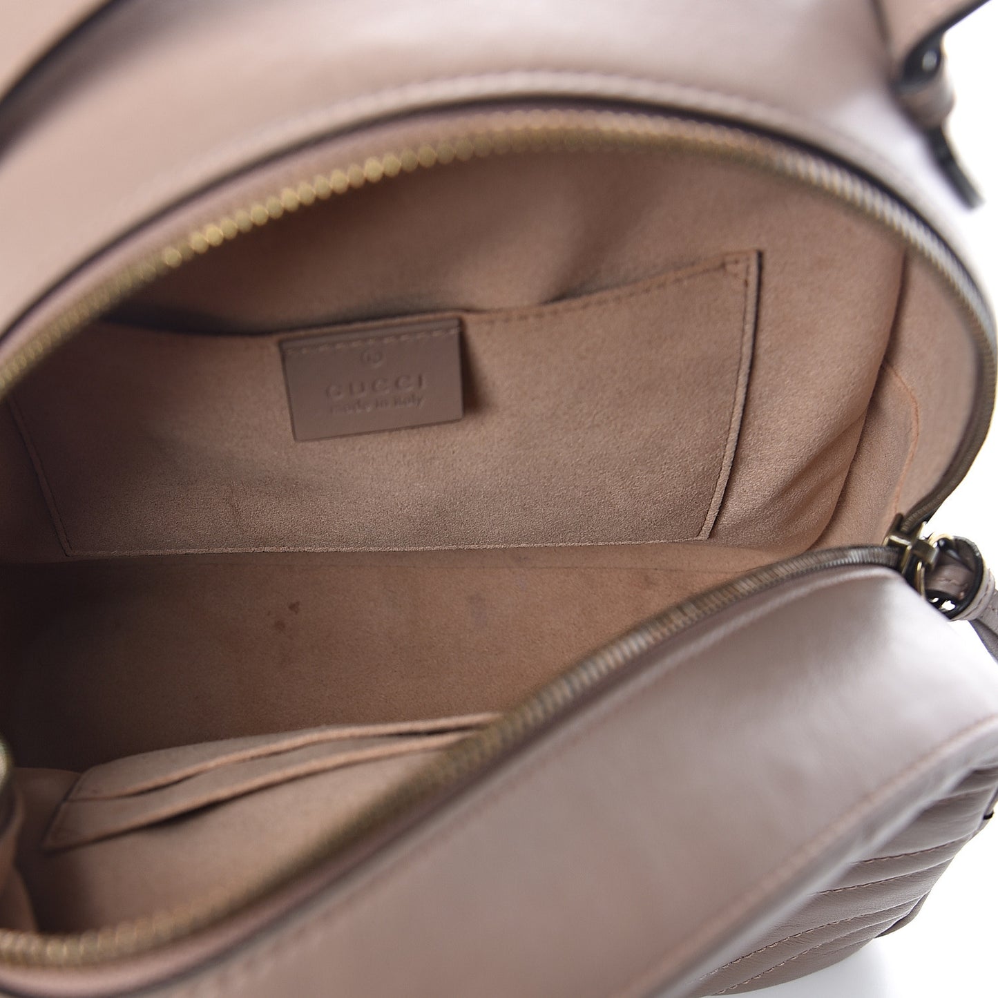 Calfskin Matelasse GG Marmont Dome Backpack Porcelain Rose