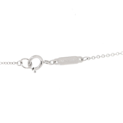 Tiffany 18K White Gold Diamond Tiffany T Baguette Pendant Necklace 5 of 6