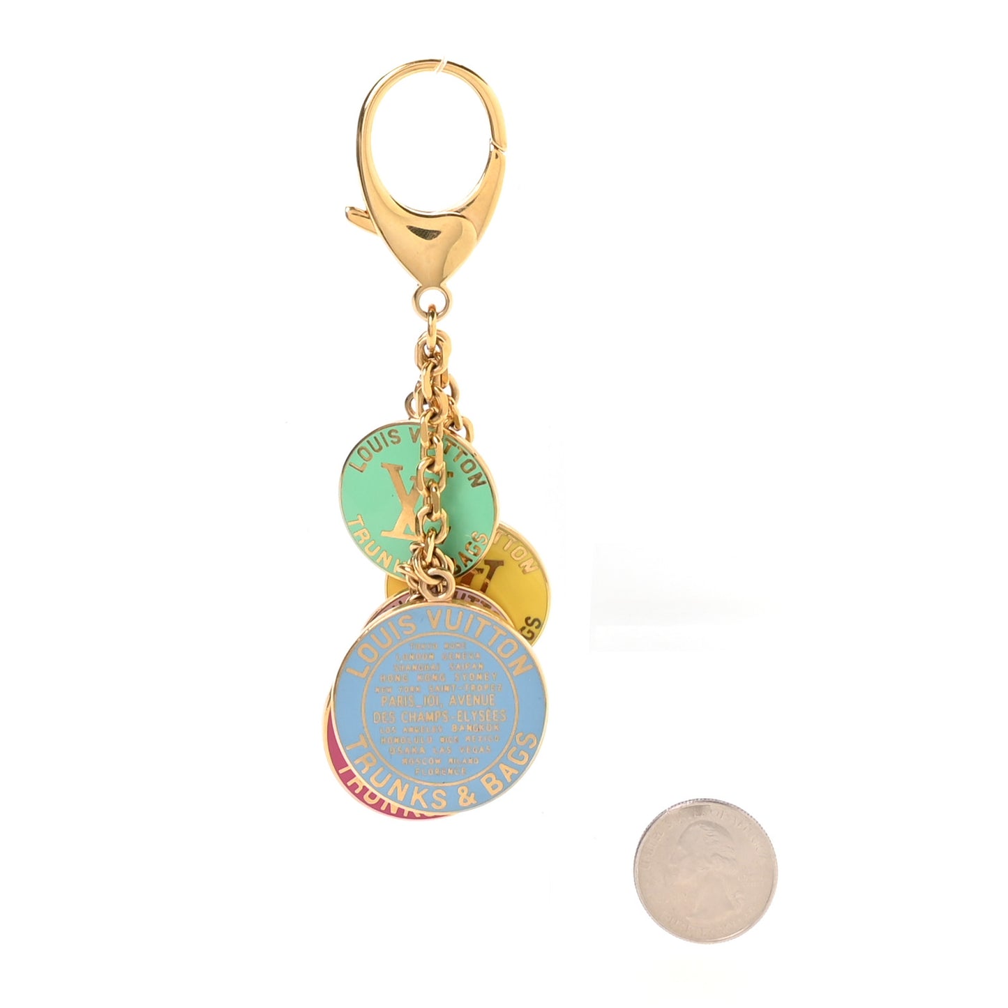 Globe Trunks and Bags Bag Charm Multicolor