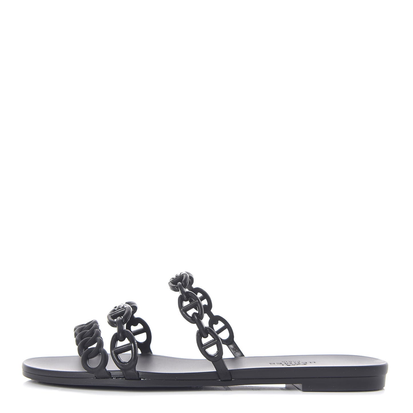 Rubber Chaine d'Ancre Rivage Sandals 35 Black