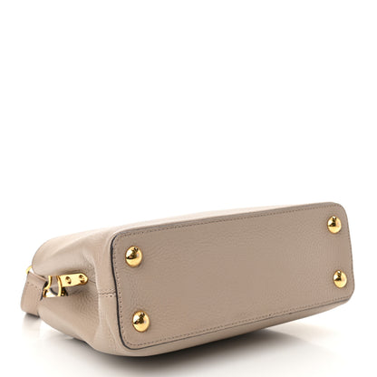 Louis Vuitton Taurillon Capucines BB Galet 4 of 12