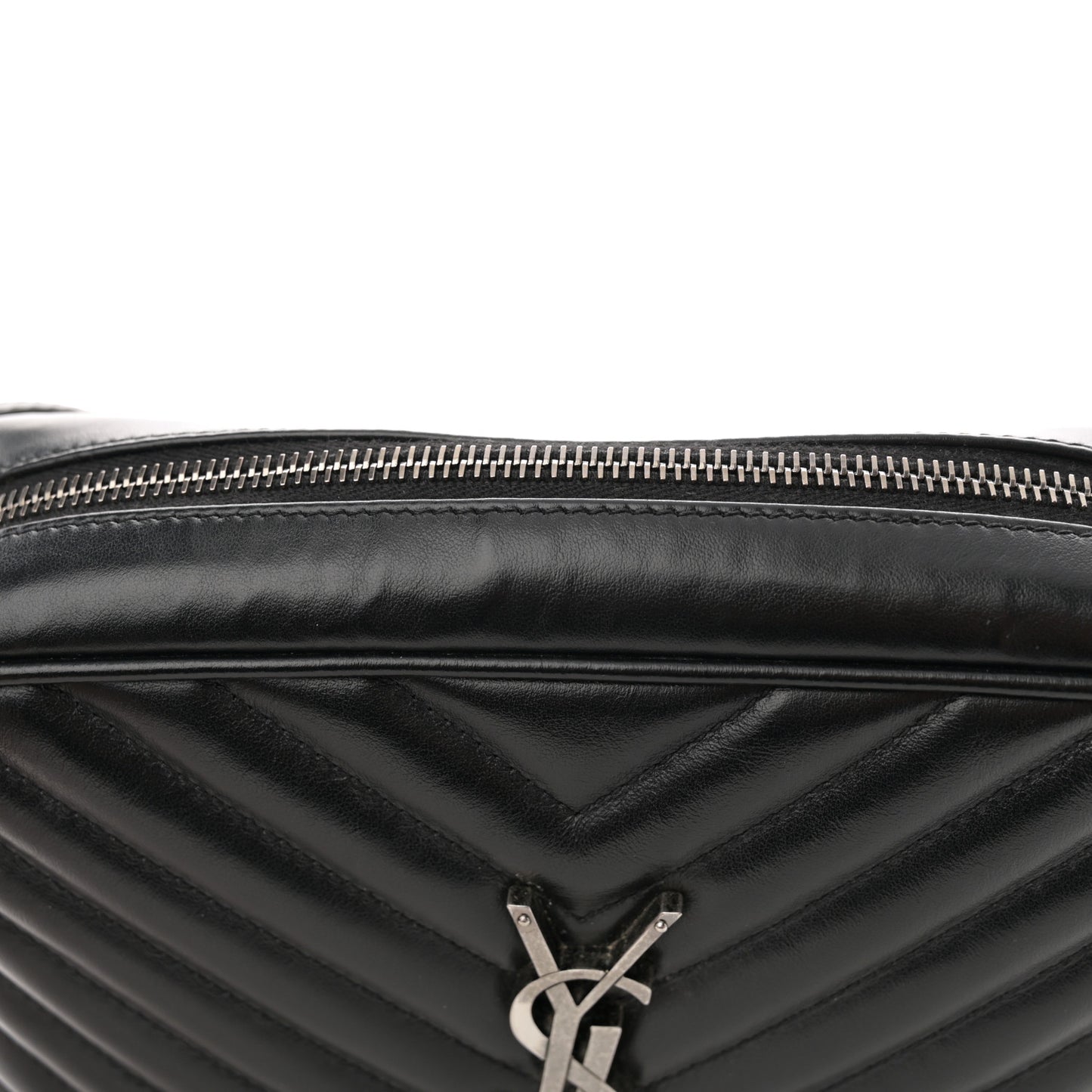 Calfskin Matelasse Monogram Lou Camera Bag Black