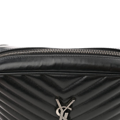 Saint Laurent Calfskin Matelasse Monogram Lou Camera Bag Black 14 of 17