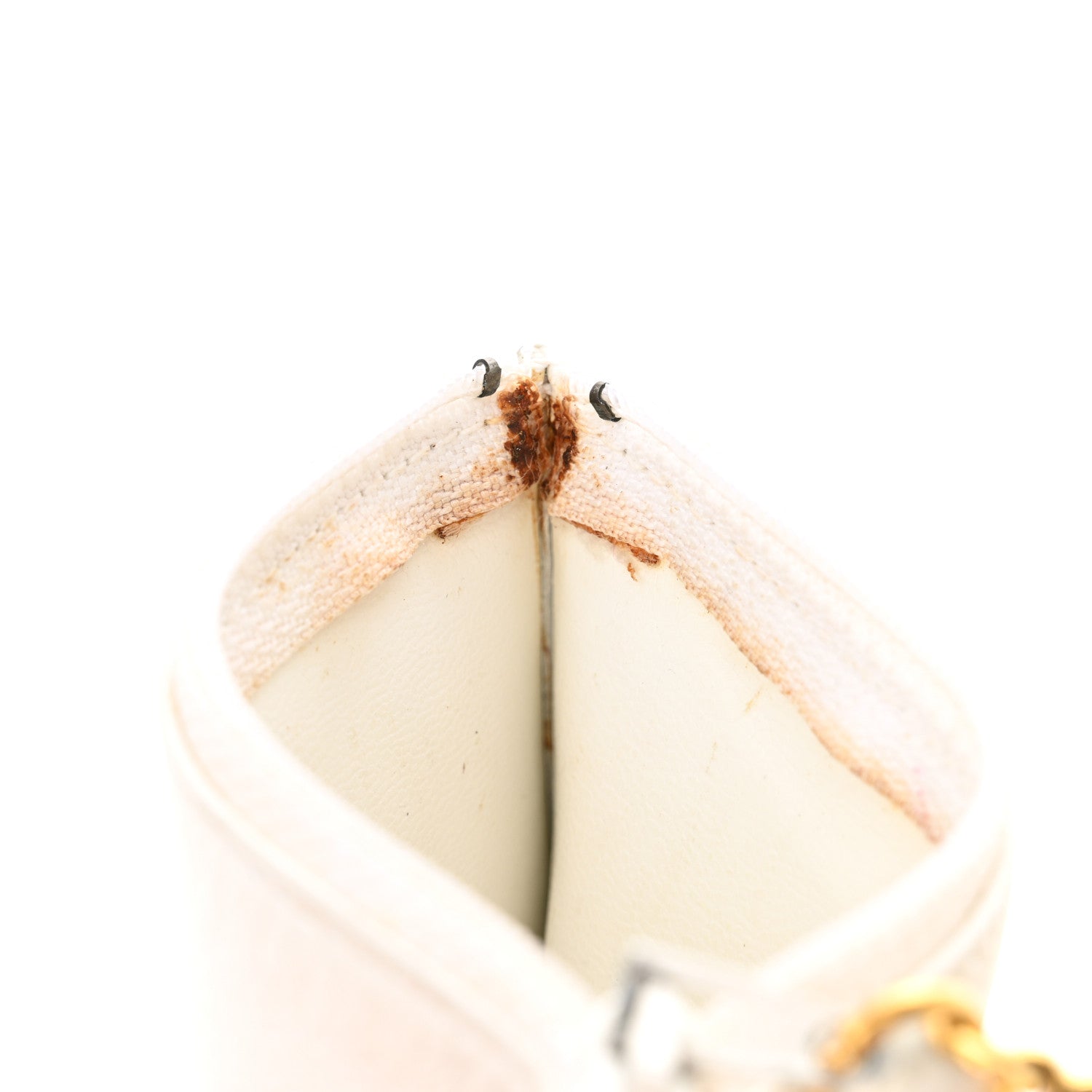Chanel Lambskin CC Drawstring Bucket Bag White 17 of 20