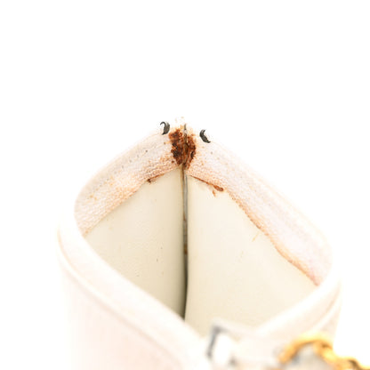 Chanel Lambskin CC Drawstring Bucket Bag White 17 of 20