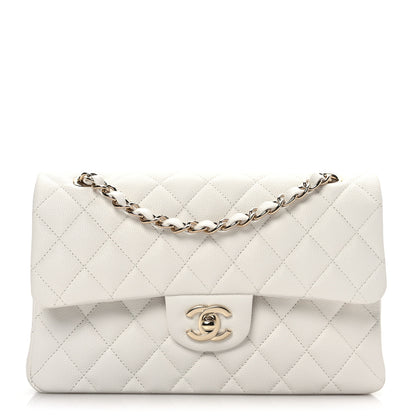Chanel Caviar Quilted Small Double Flap White 1 of 9