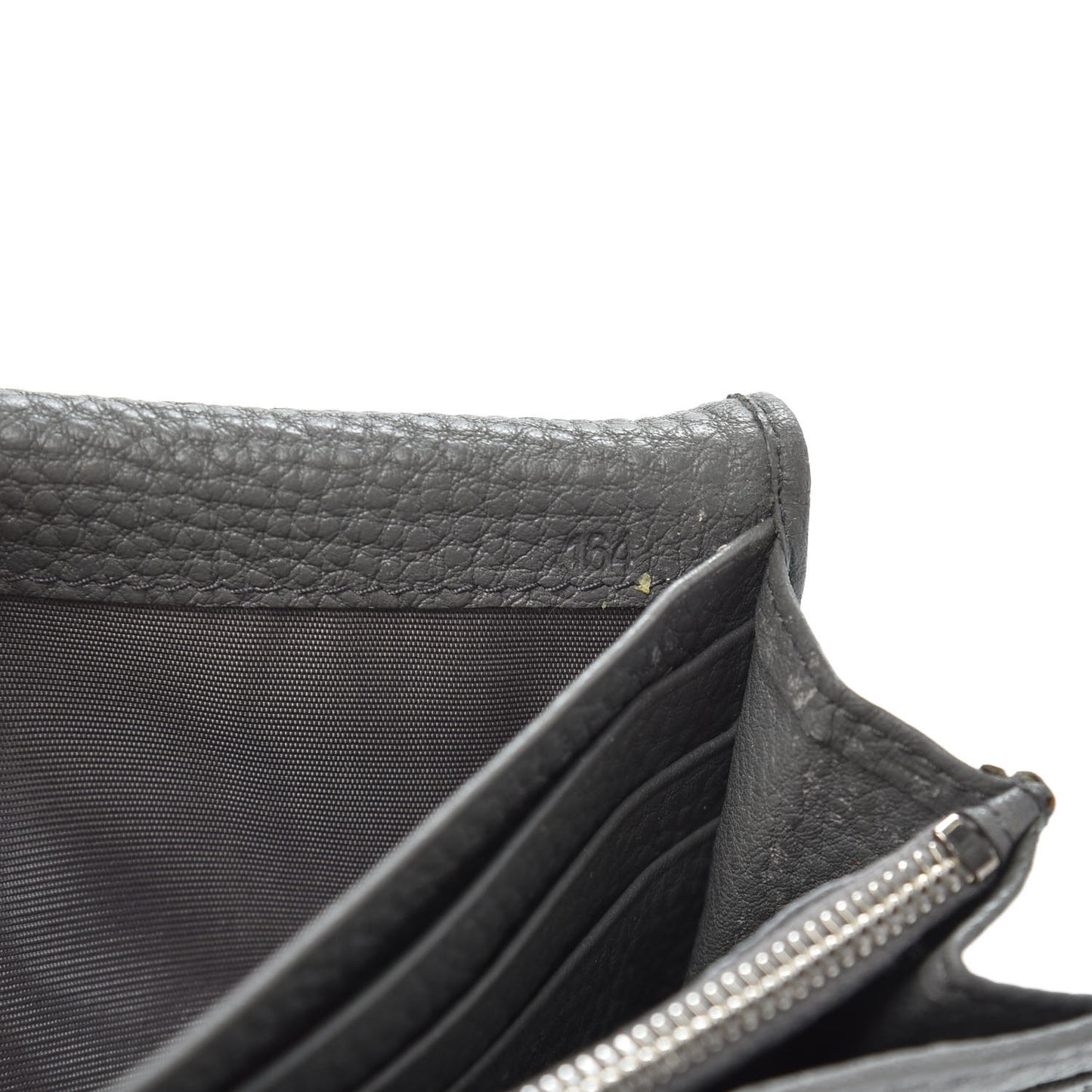 Vitello Daino Flap Continental Wallet Marmo