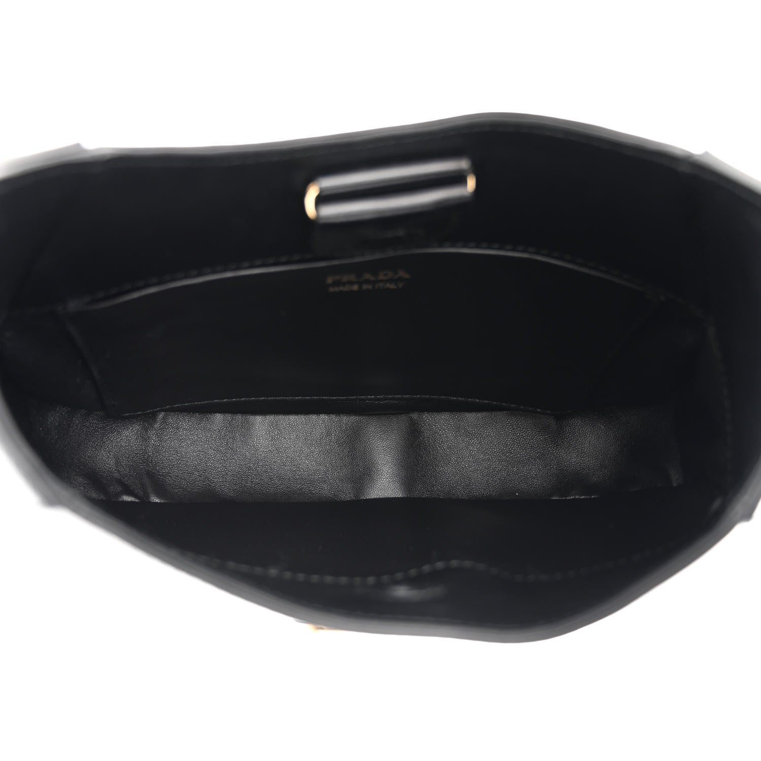 Prada Box Calfskin Shoulder Bag Black 5 of 10