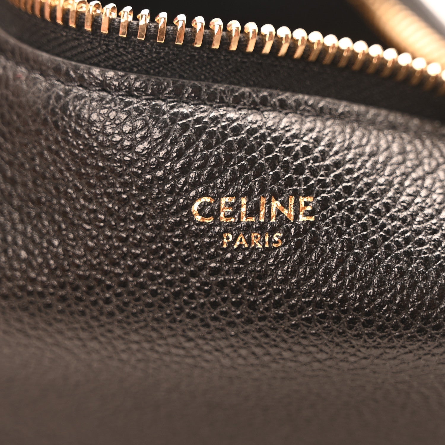 Celine Supple Grained Calfskin Teen Lulu Shoulder Bag Black 6 of 9