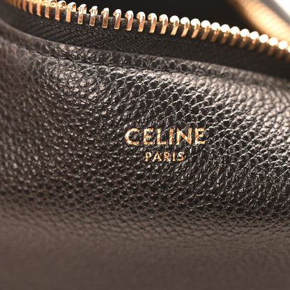 Celine Supple Grained Calfskin Teen Lulu Shoulder Bag Black 6 of 9