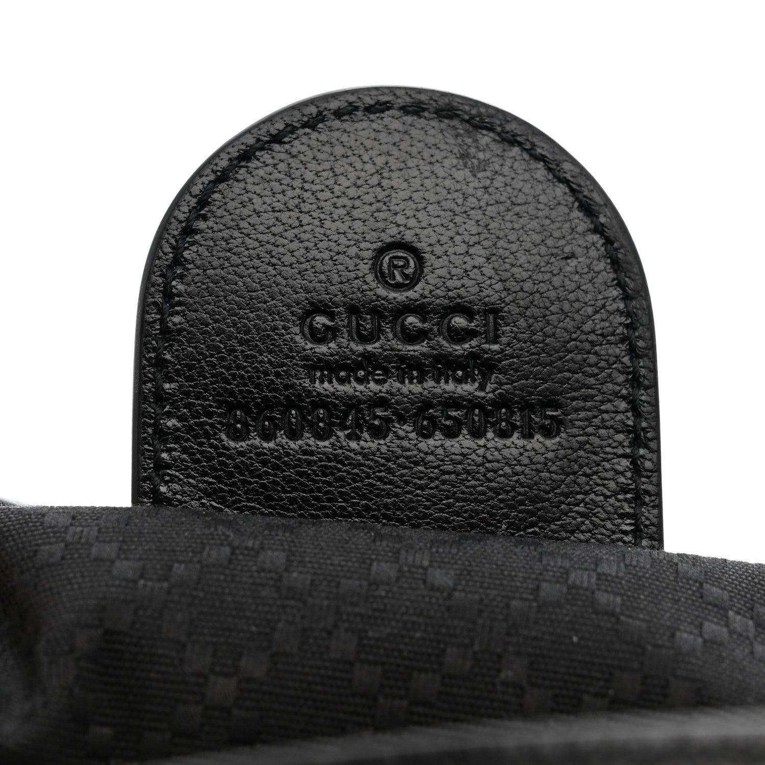 Gucci Denim GG Monogram Web Small Giglio Tote Black 6 of 9