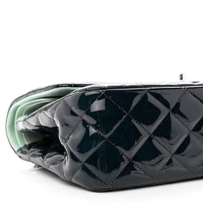 Chanel Patent Quilted Jumbo Double Flap Navy 8 of 15