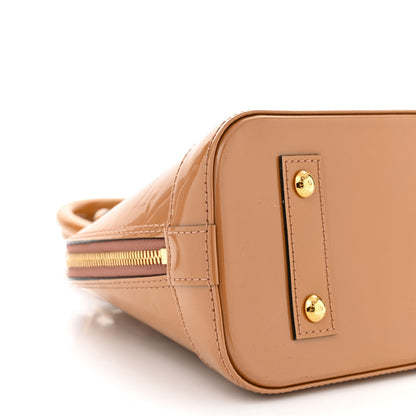 Louis Vuitton Vernis Alma BB Rose Velours 9 of 12
