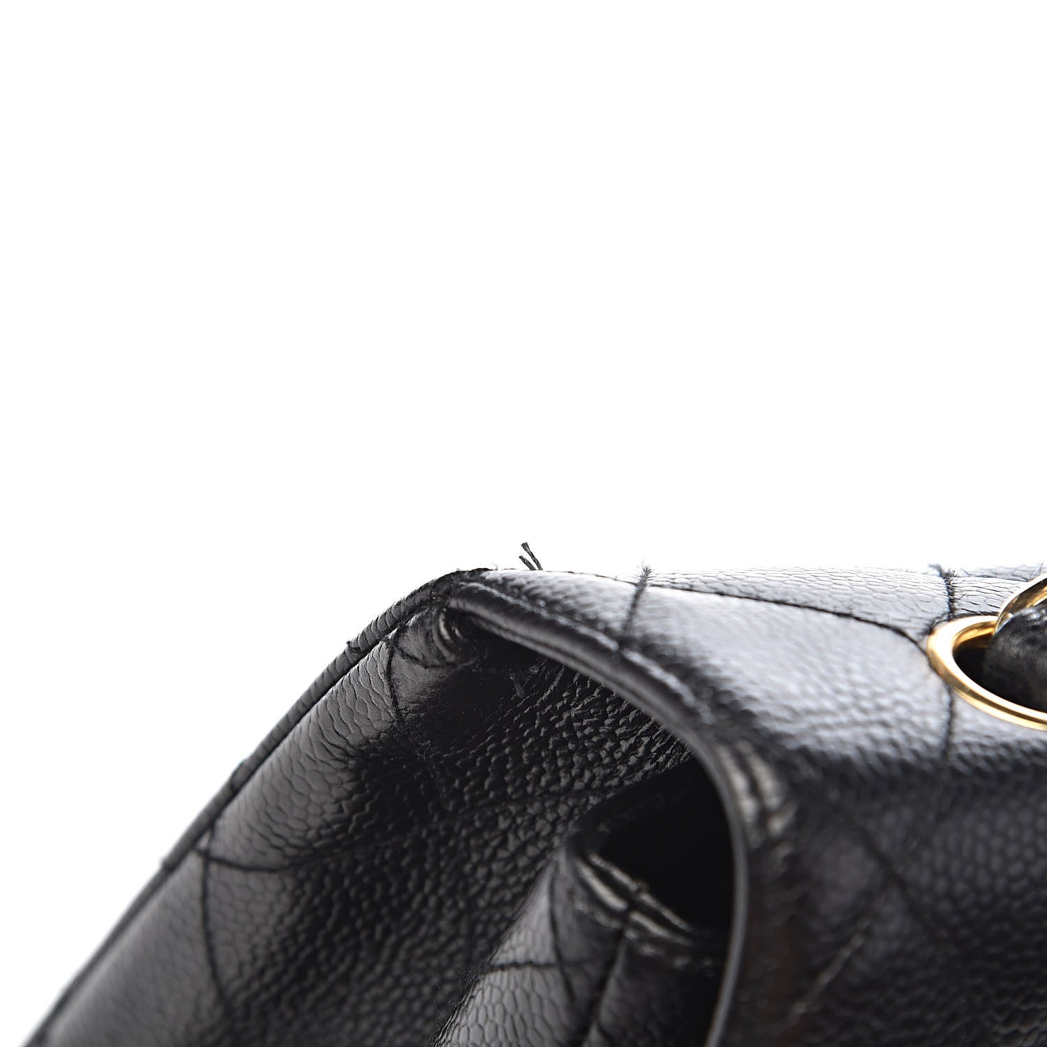 Chanel Caviar Quilted Jumbo Single Flap Black 9 of 18