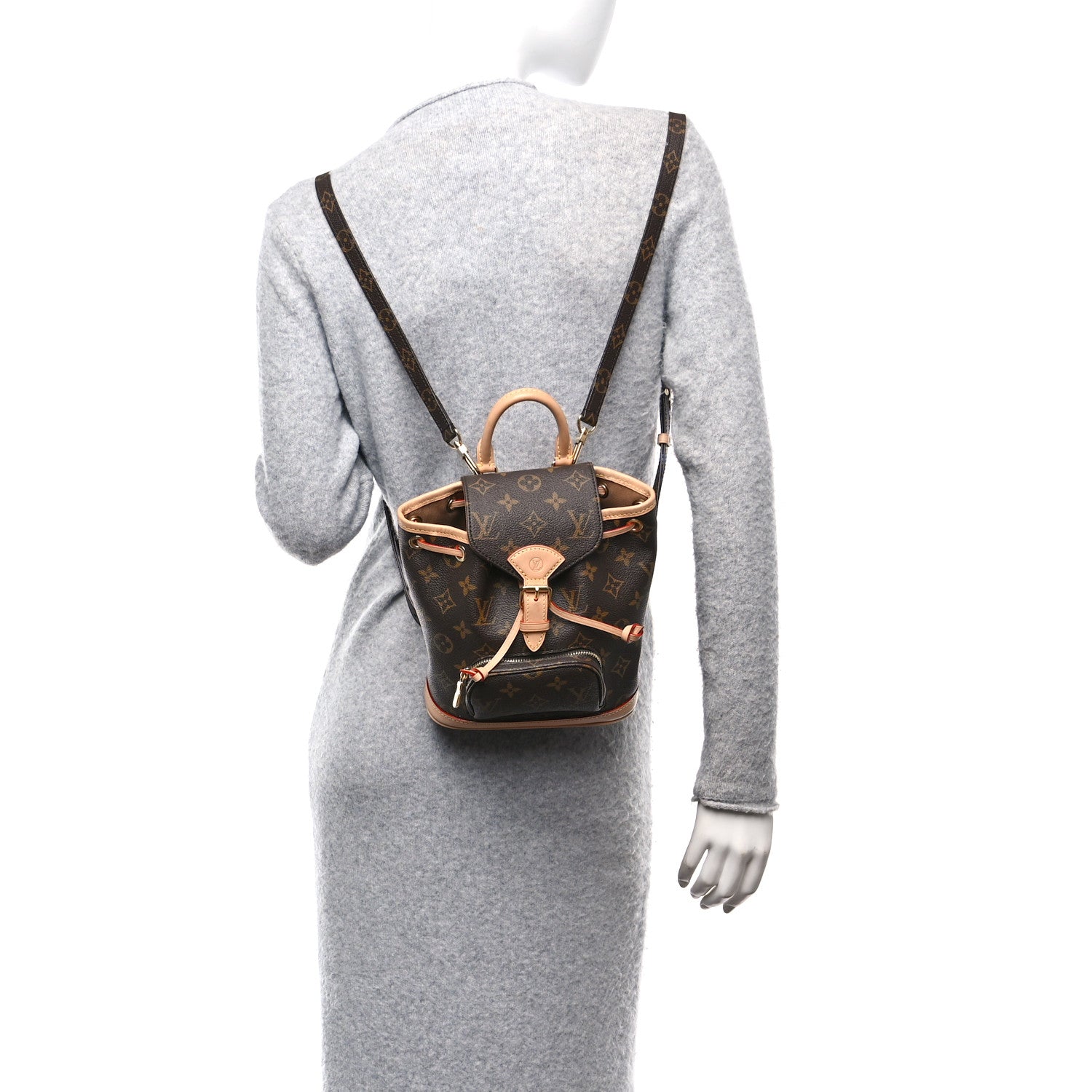 Louis Vuitton Monogram Montsouris Mini NM 2 of 10