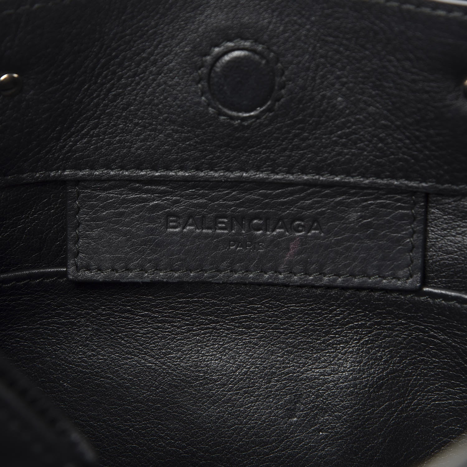 Balenciaga Veau Papier A6 Zip Around Tote Black 8 of 9