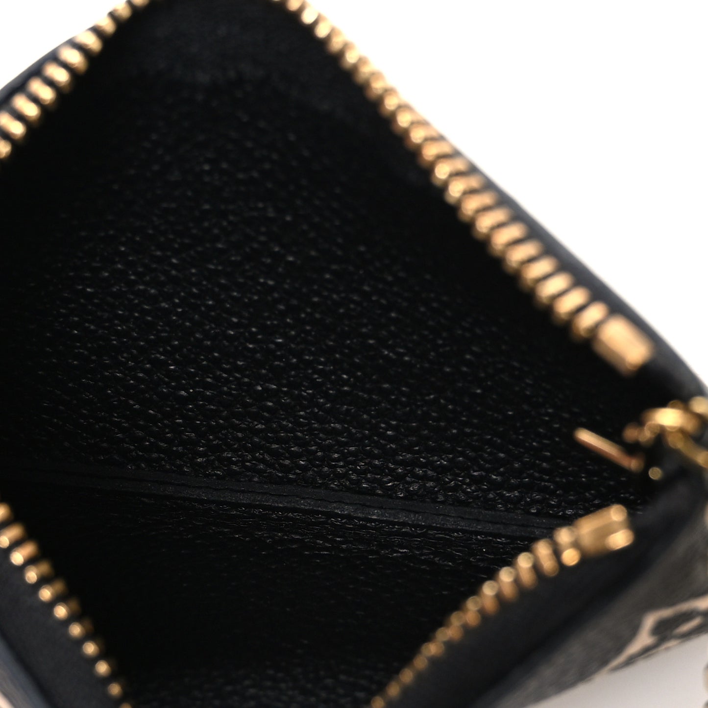 Empreinte Monogram Giant Key Pouch Black Beige