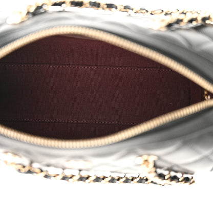 Chanel Caviar Quilted Classic Clutch With Chain Black 5 of 11