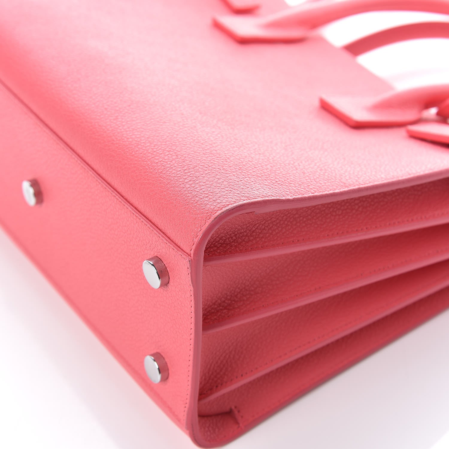 Saint Laurent Grained Calfskin Baby Sac De Jour Rose Clair 13 of 16