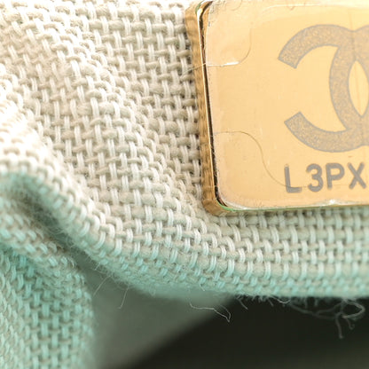 Chanel Mixed Fibers Medium Deauville Tote Turquoise 8 of 13