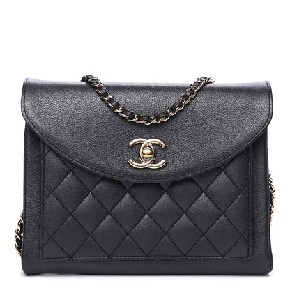 Chanel Calfskin Quilted Smart Pocket Crossbody Bag Black 1 of 4