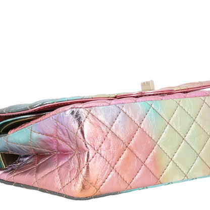 Chanel Metallic Goatskin Quilted 2.55 Reissue 225 Flap Multicolor 9 of 10