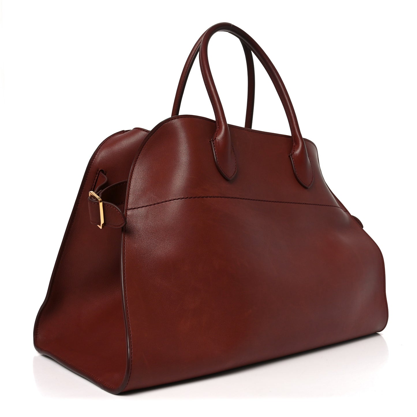 Polished Saddle Calfskin Soft Margaux 15 Cognac
