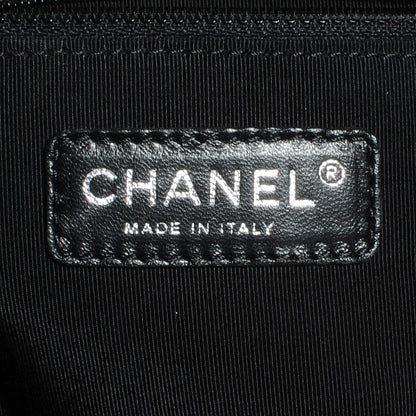 Chanel Vinyl Quilted CC Large Tote Black 6 of 7