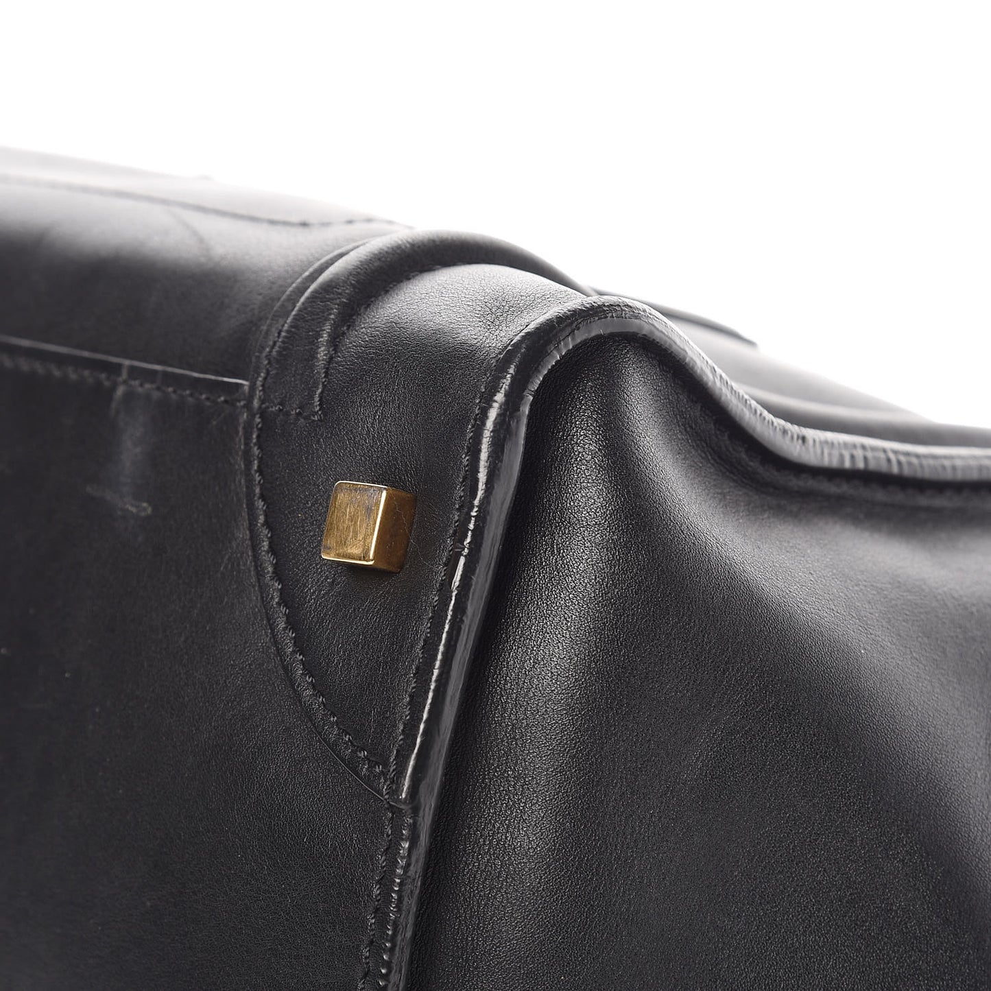 Smooth Calfskin Mini Luggage Black