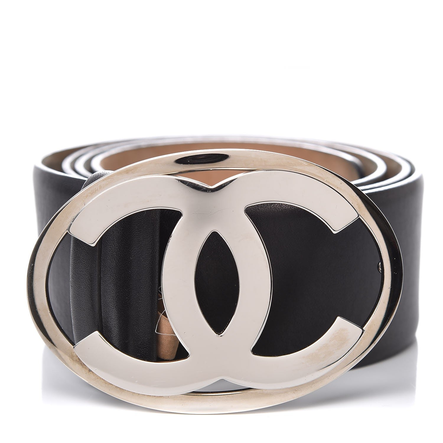 Chanel Calfskin CC Belt 95 38 Black 2 of 21