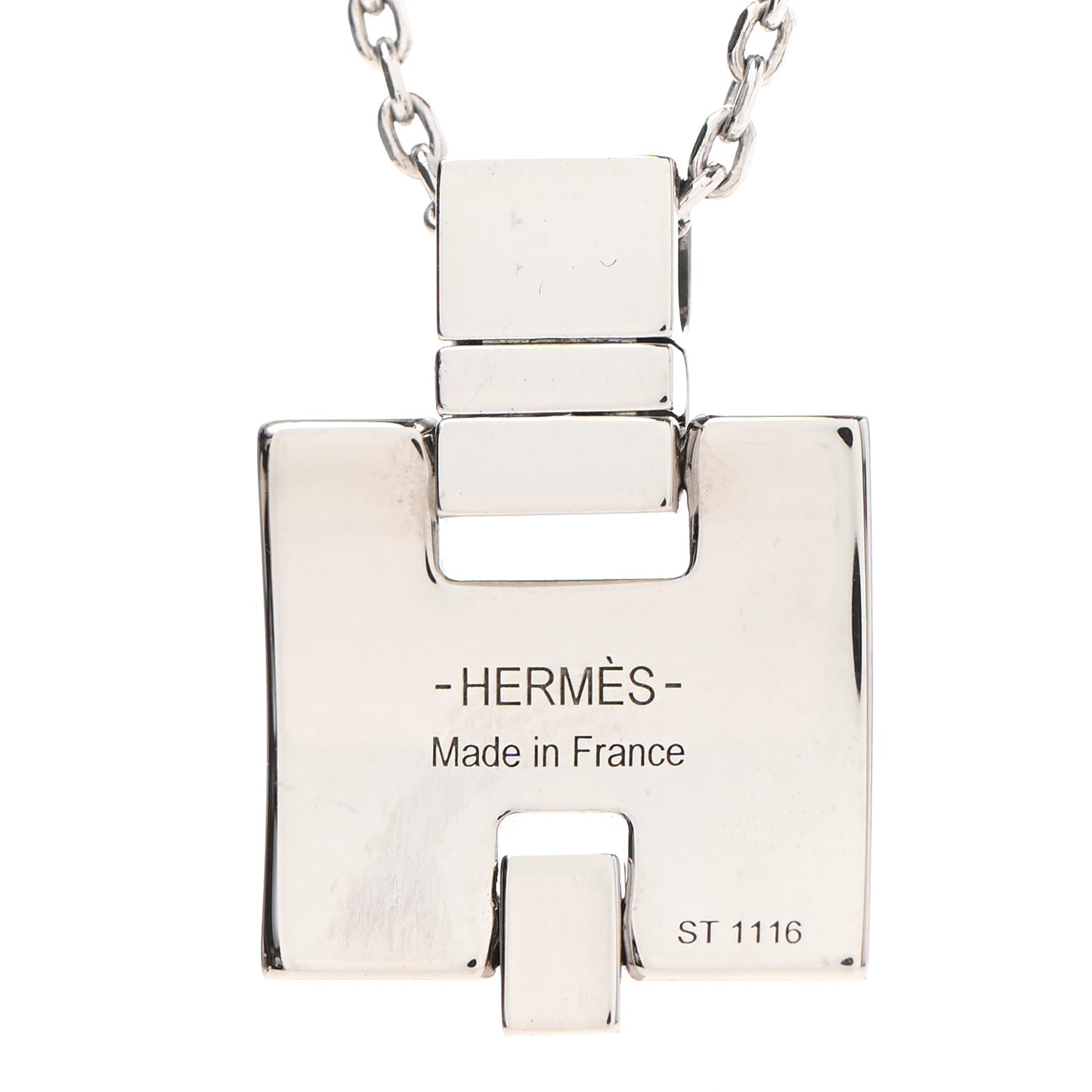 Palladium Lacquered Eileen Pendant Necklace