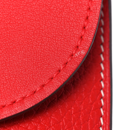 Hermes Taurillon Clemence Halzan 31 Rouge De Coeur 11 of 11
