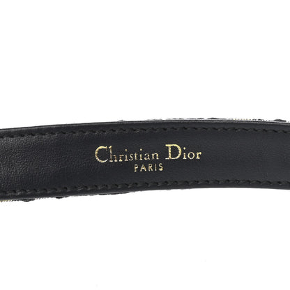 Christian Dior Jacquard Oblique 20mm Saddle Belt 75 30 Blue 3 of 6