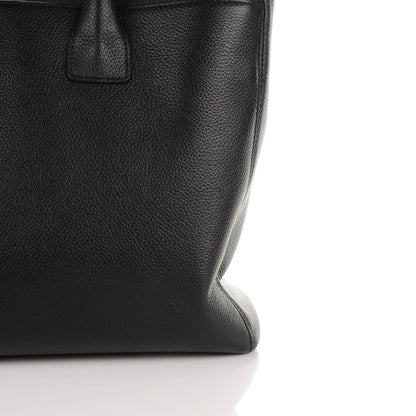 Chanel Calfskin Cerf Executive Shopper Tote Black 8 of 8