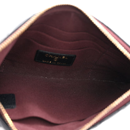 Chanel Caviar Quilted Cosmetic Case Black 5 of 9