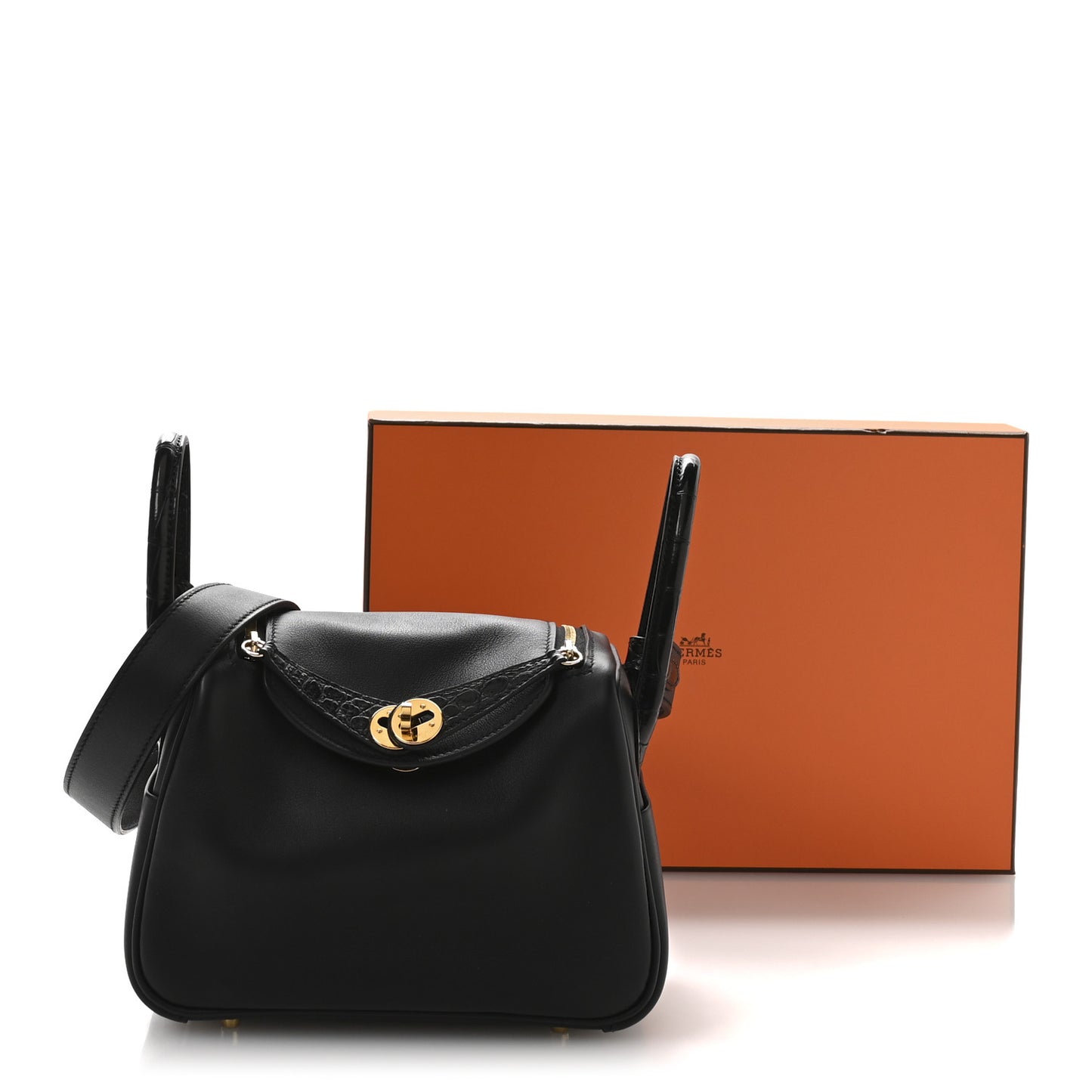 Swift Matte Alligator Mini Touch Lindy 20 Black