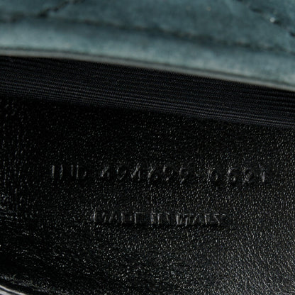 Saint Laurent Suede Calfskin Y Quilted Monogram Small Loulou Chain Satchel Algae 8 of 11