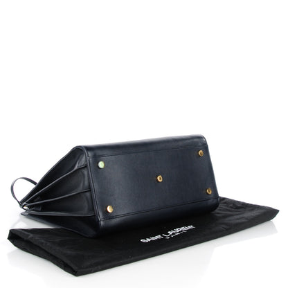 Saint Laurent Calfskin Small Sac De Jour Marine 4 of 7