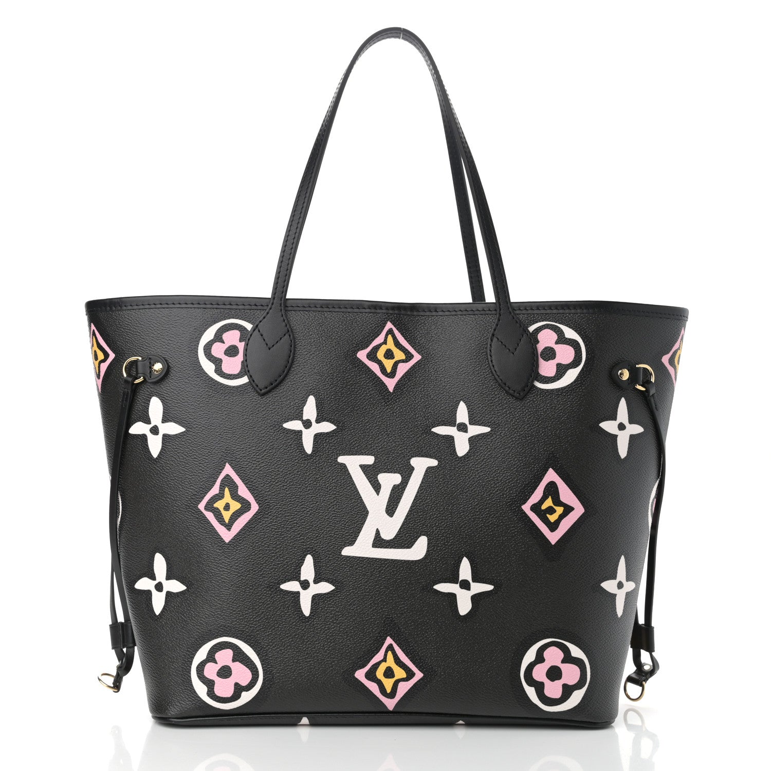 Louis Vuitton Monogram Giant Wild At Heart Neverfull MM Black 3 of 11