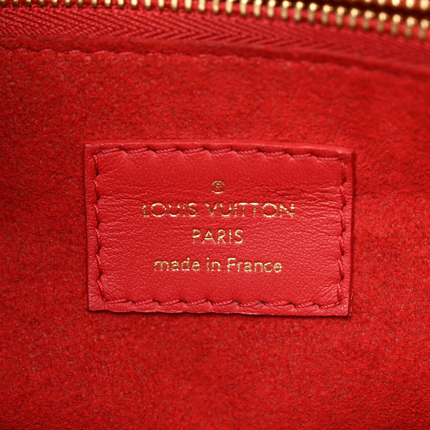 Louis Vuitton Grained Calfskin Monogram Double V Rubis 6 of 19
